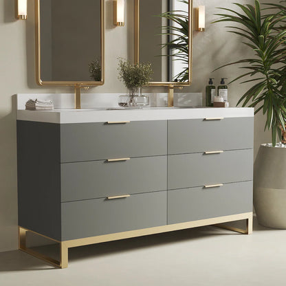 Haldon 60” Double Bath Vanity
