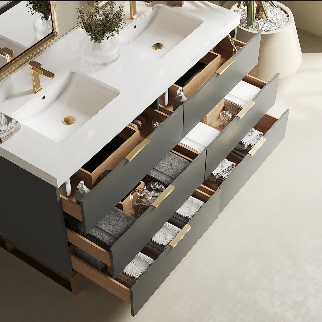 Haldon 60” Double Bath Vanity