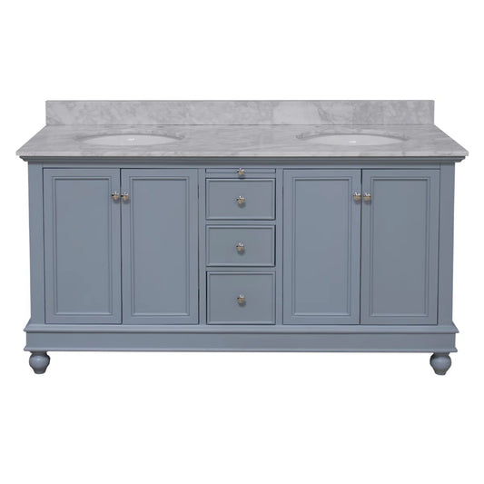 Ferdinand 60'' Double Bathroom Vanity with Top