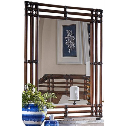 Palm Island Rattan Mirror