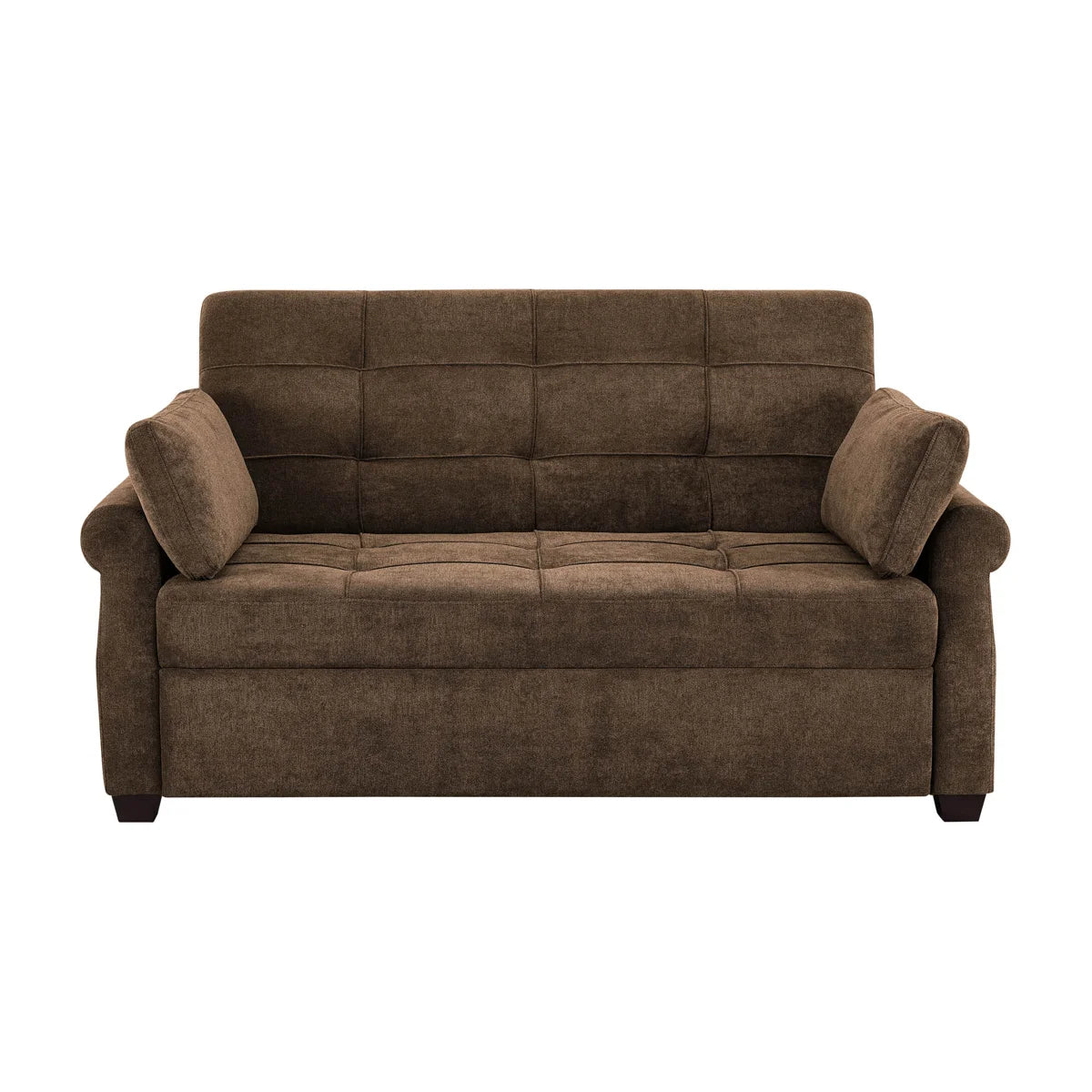 Serta Sabrina 73” Tufted Back Queen Convertible Sleeper Sofa