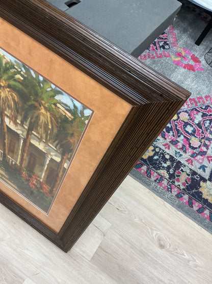 “Casa De Palmera” Framed Print