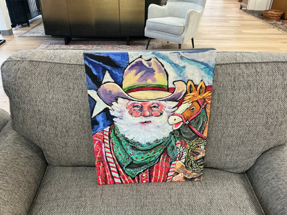 Judy Roger’s “ Lone Star Santa” Gyclee Print
