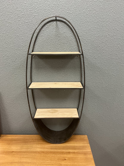 Bellomy Silver 3 Tier Wall Shelf