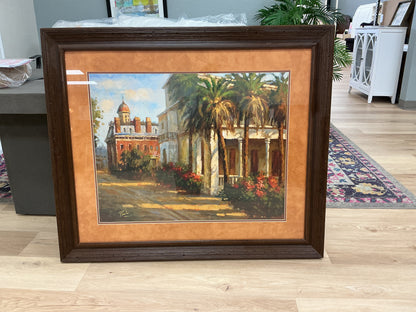 “Casa De Palmera” Framed Print